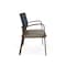 Lesro Newport 2 Seat Tandem Seating Metal Frame No Center Arms, Bronze, RS Night Sky Back, MD Farro Seat NP1501 - alternate 3